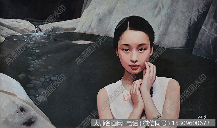 戴仲光人物油画《凝往》欣赏