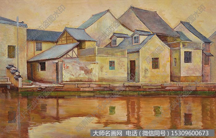 谭晓明油画风景《故乡》欣赏