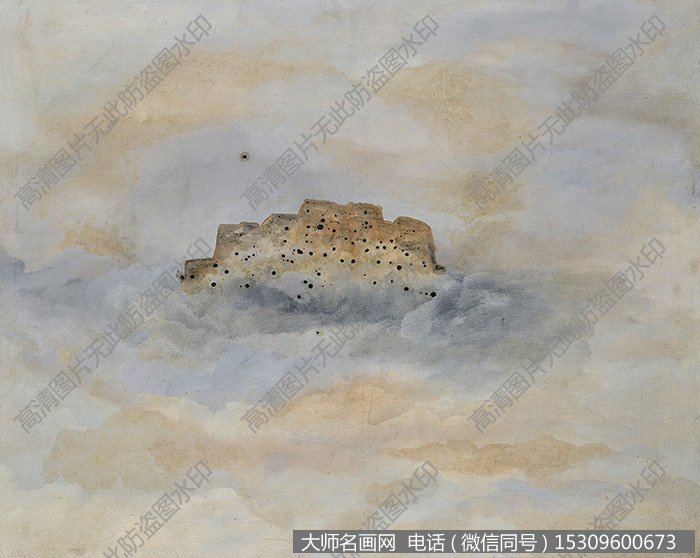 陈封抽象油画《城》欣赏