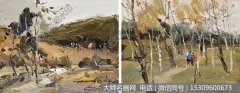李易初抽象油画《无题》欣赏 下载