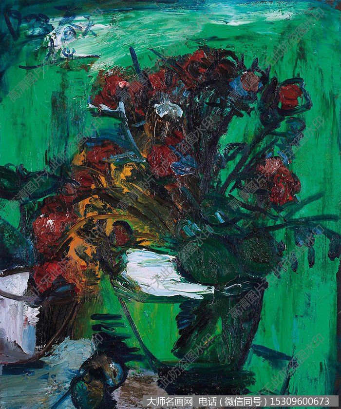 李山（油）花卉油画《花》欣赏