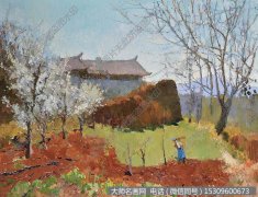 张志明抽象油画《春阳花开》欣赏 下载