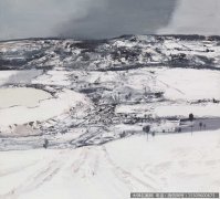 白羽平风景油画《风景》欣赏