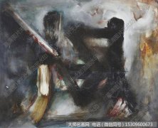 丁方抽象油画《青铜的记忆》欣赏 下载