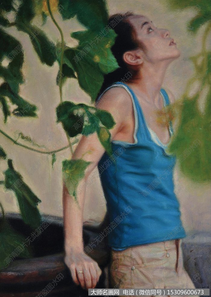 常青人物油画《盛夏》欣赏