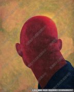 方力钧抽象油画《1997.1》欣赏 下载