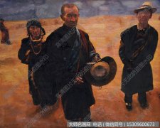 陈逸飞人物油画《高原藏人》欣赏下载