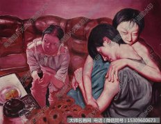 刘海舟人物油画《包间》欣赏下载