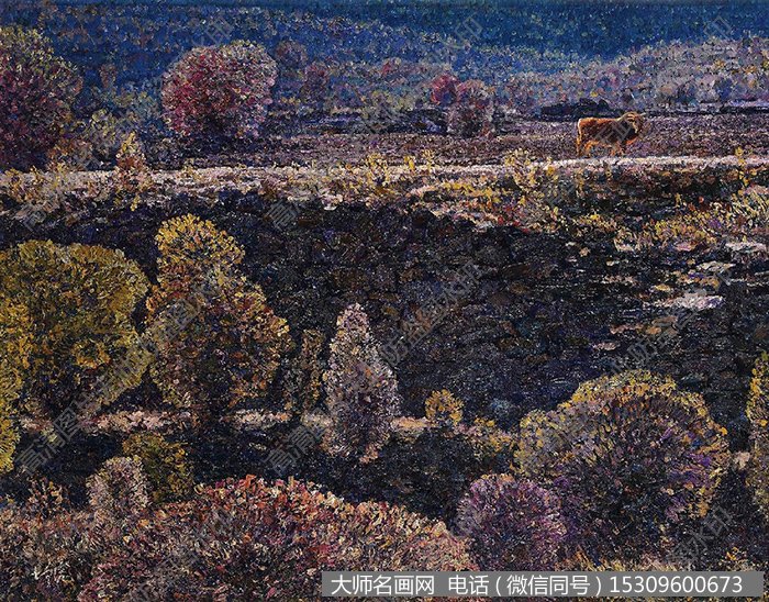 邵增虎油画风景《春霞》欣赏下载
