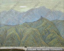 李秀美风景油画《长城》欣赏下载