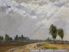 王德娟风景油画《路》欣赏下载