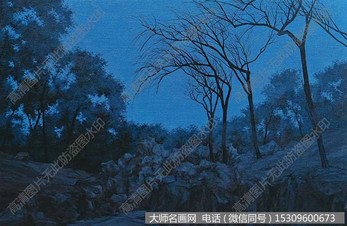 潘剑油画风景《天空没有尽头》欣赏下载