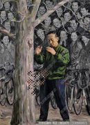 李天元油画人物《时尚》欣赏下载