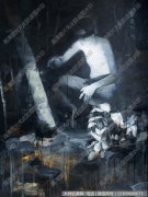 廖智新抽象油画《亦近.亦远》欣赏下载
