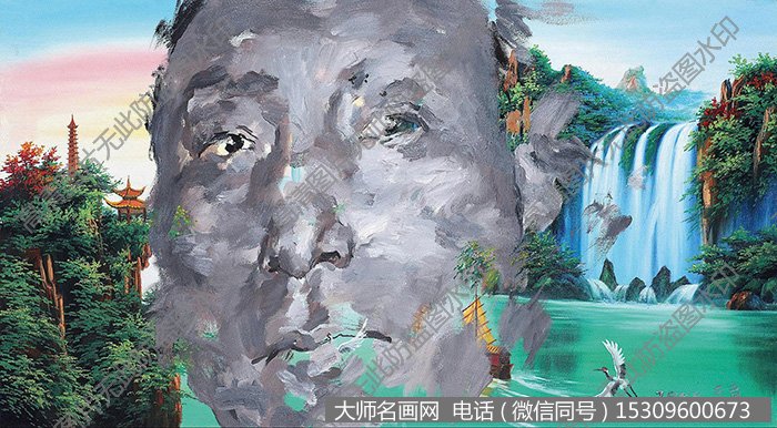 王音抽象油画《人像》欣赏下载