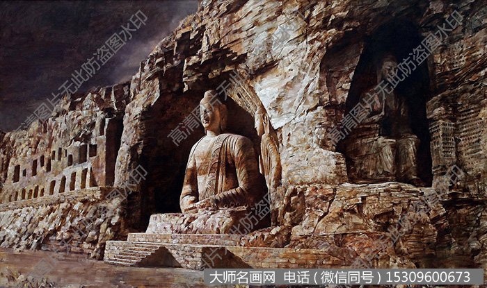 刘天呈刘乃鹏油画作品《旷世奇美盛世重光》欣赏下载