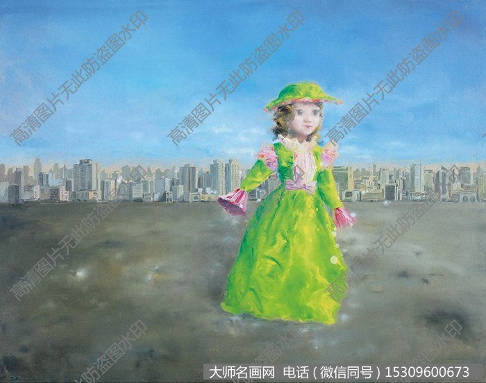 屠宏涛人物油画《梦幻剧场》欣赏下载