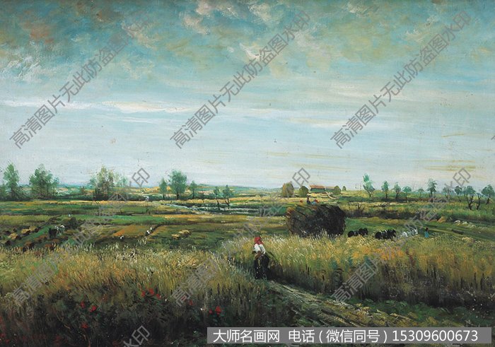 闵希文风景油画《风景》欣赏下载
