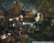 肖芳凯油画抽象《景式0822》欣赏