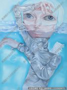 熊宇抽象油画《浸光》欣赏下载