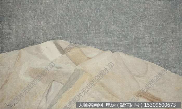 尚扬油画抽象《E地风景—6》欣赏下载