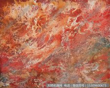 唐近豪抽象油画《银河0752》欣赏下载