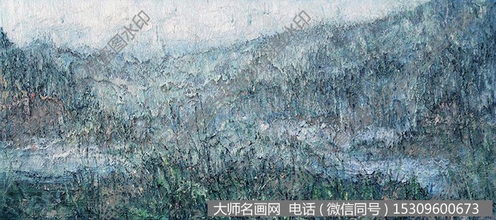 张彪油画作品《翠屏晨曦》欣赏下载