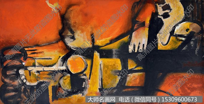 周长江油画作品《互补05.4》欣赏下载