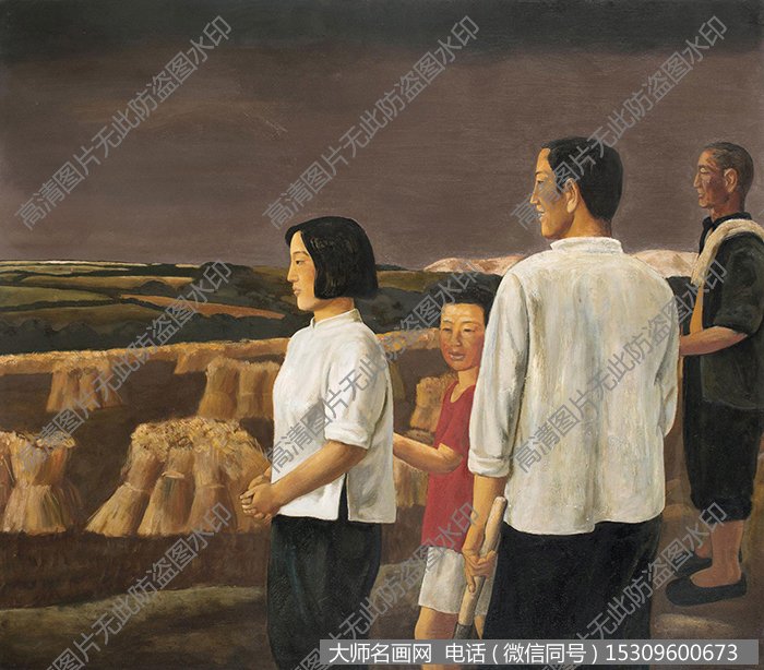 段建伟油画人物《大风景》欣赏下载