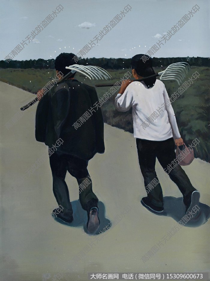 翟倞人物油画《我没有去西天取经》欣赏下载