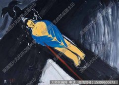 马轲油画抽象《梦境》欣赏下载