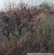 吴冠中风景油画《春色满园》欣赏下载