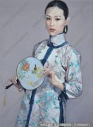 陈逸飞人物油画《丽人》欣赏下载