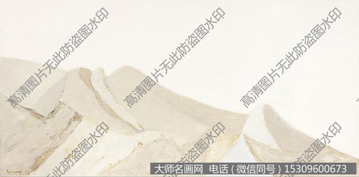 尚扬油画抽象《E地风景-41》欣赏下载