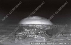 尹齐油画抽象《大剧院》欣赏下载