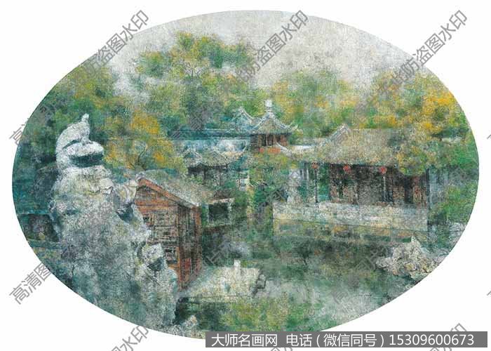 杨澄油画风景《梦园 2》欣赏下载