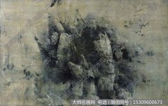 曹吉冈抽象油画《霜降》欣赏下载