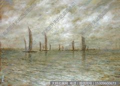 朱士杰风景油画《太湖风景》欣赏下载