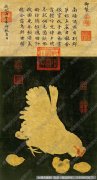 佚名《子母鸡图》高清大图下载