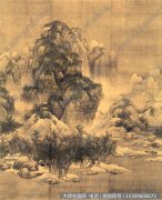 范宽《雪景寒林图》高清大图下载