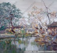 傅杰风景油画《荒园NO.1》高清作品下载