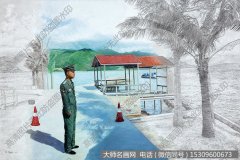 傅莹莹油画作品《系列之5》高清大图下载