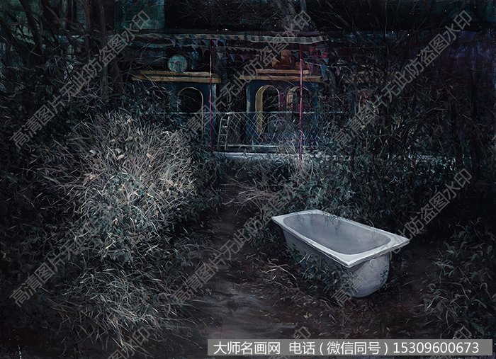 高嵩油画作品《乐园》高清大图下载
