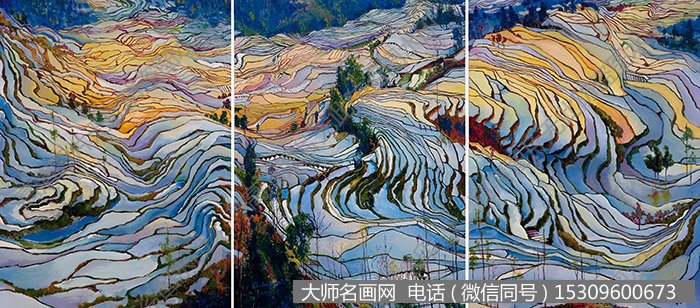 李振威风景油画作品《远方》高清大图下载