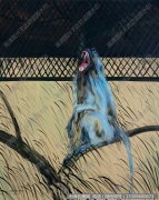 刘小才油画作品《愤怒》高清大图下载