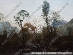 刘微微风景油画作品《藏龙谷系列之一》高清大图下载