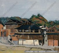 魏婧风景油画作品《路过》高清大图下载