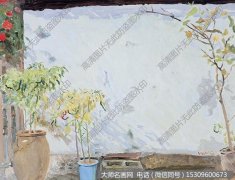 吴漫琪花卉油画作品《晴朗》高清大图下载